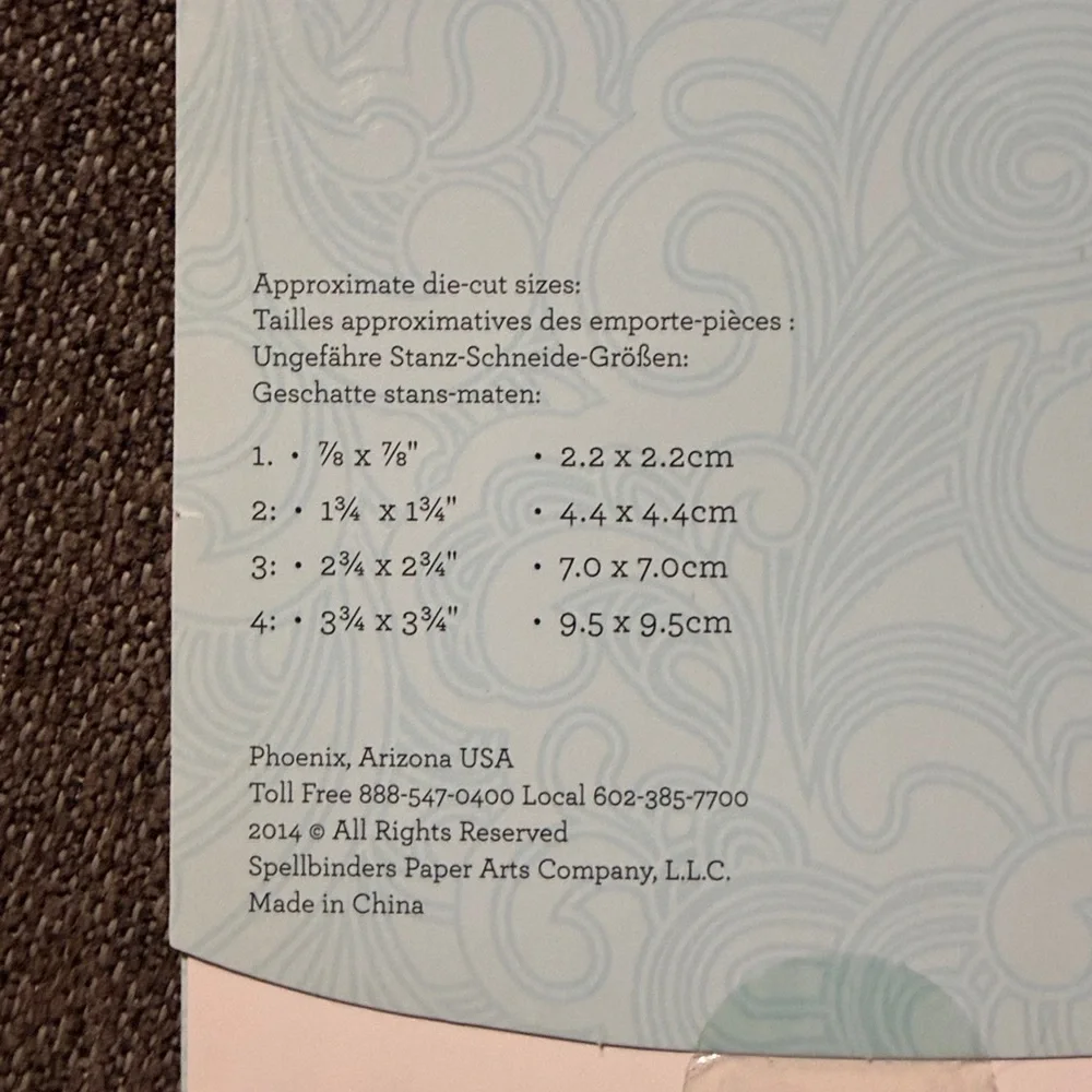 Spellbinders Nestabilities Labels 41 decorative elements dies 54-470 NWT